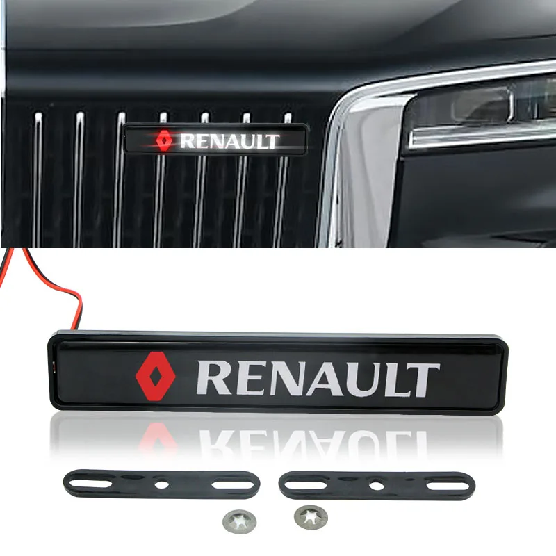 Chrome Front Hood Grille Emblem LED Light for Renault Megane 2 3 Duster Logan Clio Laguna 2 Captur Car Accessoreis Car Goods
Chrome Front Hood Grille Emblem LED Light for Renault Megane 2 3 Duster Logan Clio Laguna 2 Captur Car Accessoreis Car Goods