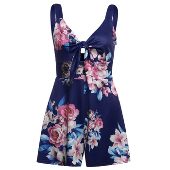 2019 Newest Sexy Women's Jumpsuit Beach Bohemian Fashion Floral Print Sexy Bow V Neck Sleeveless Loose Playsuit #2019.6.26
2019 Newest Sexy Women's Jumpsuit Beach Bohemian Fashion Floral Print Sexy Bow V Neck Sleeveless Loose Playsuit #2019.6.26