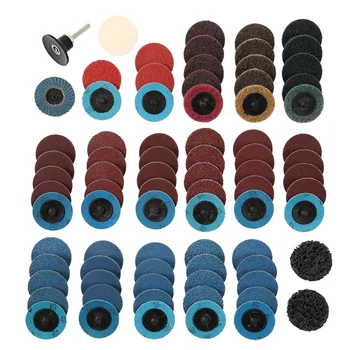 80Pcs Sanding Discs Set 2 Inch Roloc Quick Change Discs with 1/4 Inch Holder for Die Grinder Surface Strip Grind Polish
80Pcs Sanding Discs Set 2 Inch Roloc Quick Change Discs with 1/4 Inch Holder for Die Grinder Surface Strip Grind Polish