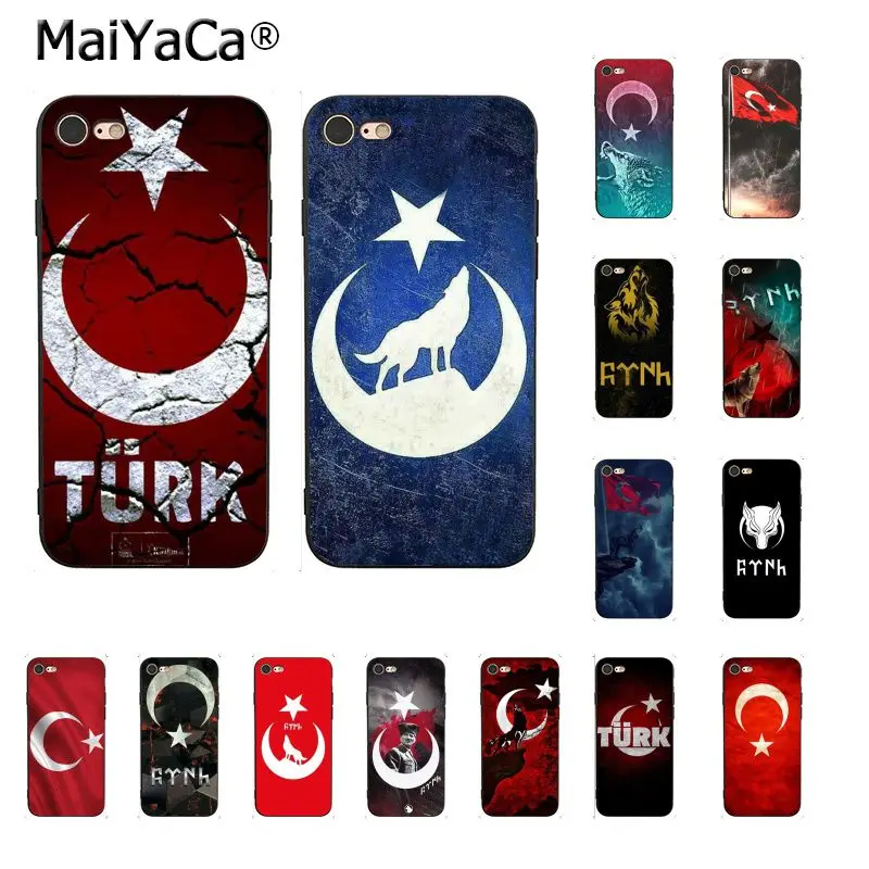 Аксессуары для телефона с флагом индейки волком чехол iPhone 11 Pro XS MAX XR 8 7 6 Plus 5 5S SE12 mini