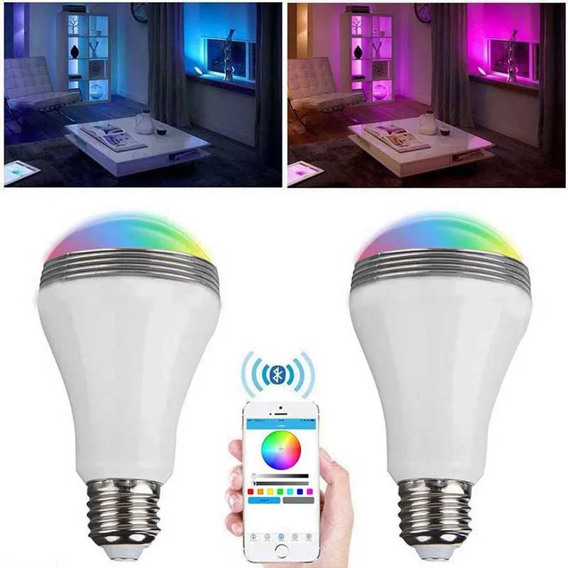 10 шт./лот Новое поступление SMD RGB Bluetooth 4.0 лампа для рождественской вечеринки