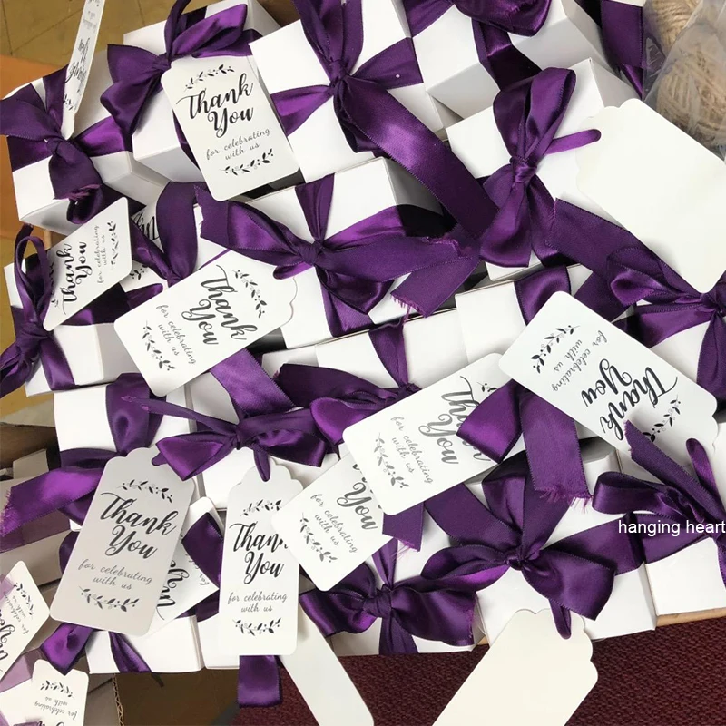 100pcs thank you for celebrating with us tag thank you gift