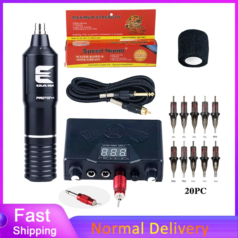 Tattoo Rotary Gun Set LCD Power Permanent Makeup Strong Motor Rotary Tattoo Machine Pen High Quality Needles Cartridges Supply
Tattoo Rotary Gun Set LCD Power Permanent Makeup Strong Motor Rotary Tattoo Machine Pen High Quality Needles Cartridges Supply