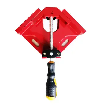 Aluminum Single Handle 90 Degree Angle Clamp Spray Molding Jaw Rotation Adjustable Woodworking Frame Clip Folder Tool
Aluminum Single Handle 90 Degree Angle Clamp Spray Molding Jaw Rotation Adjustable Woodworking Frame Clip Folder Tool