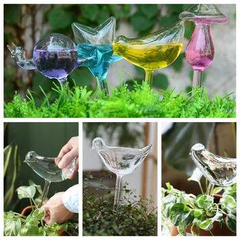 Protable Plant Flowers Water Feeder Automatic Self Watering Device 6 Types Bird Star Heart Design Decor House Plants Water Cans
Protable Plant Flowers Water Feeder Automatic Self Watering Device 6 Types Bird Star Heart Design Decor House Plants Water Cans