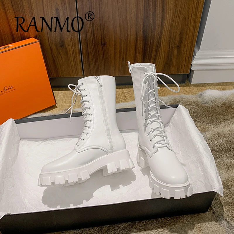 2020 White Trendy Sexy Martin Women's boots With Thick Soles and Increased Height Winter Thin Breathable Ins Motorcycle Boots
2020 White Trendy Sexy Martin Women's boots With Thick Soles and Increased Height Winter Thin Breathable Ins Motorcycle Boots