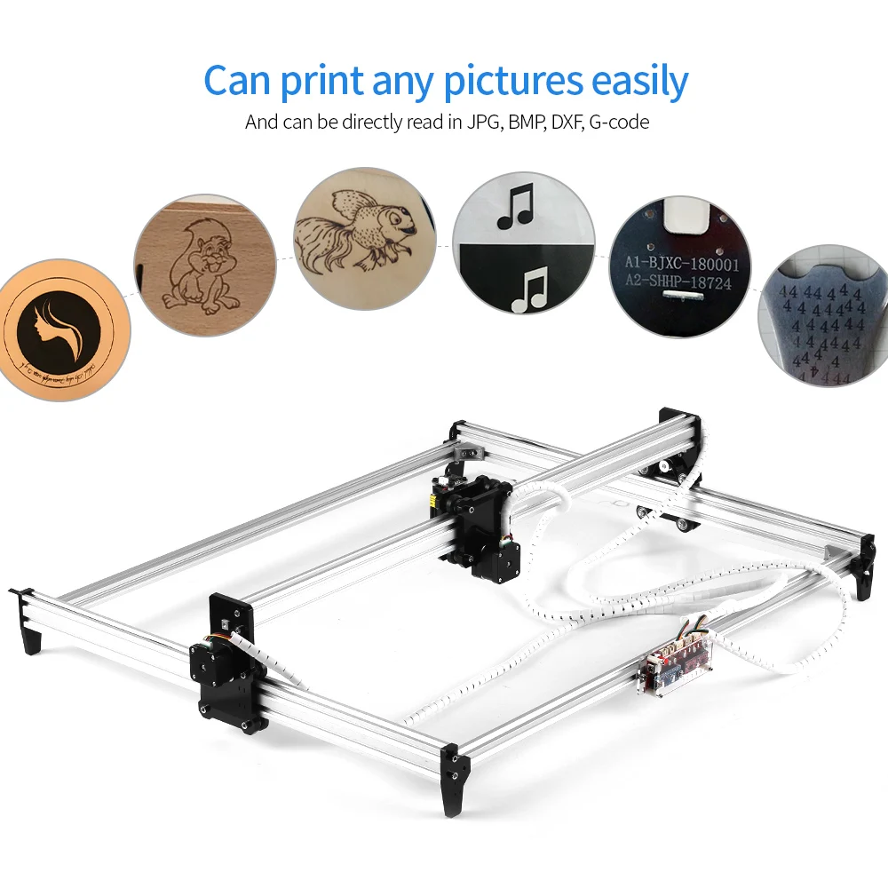 KKmoon 65*50cm Desktop DIY Mini Laser Engraver Machine Logo Mark Printer Desktop Printer DIY Assembled Marking Machines
KKmoon 65*50cm Desktop DIY Mini Laser Engraver Machine Logo Mark Printer Desktop Printer DIY Assembled Marking Machines