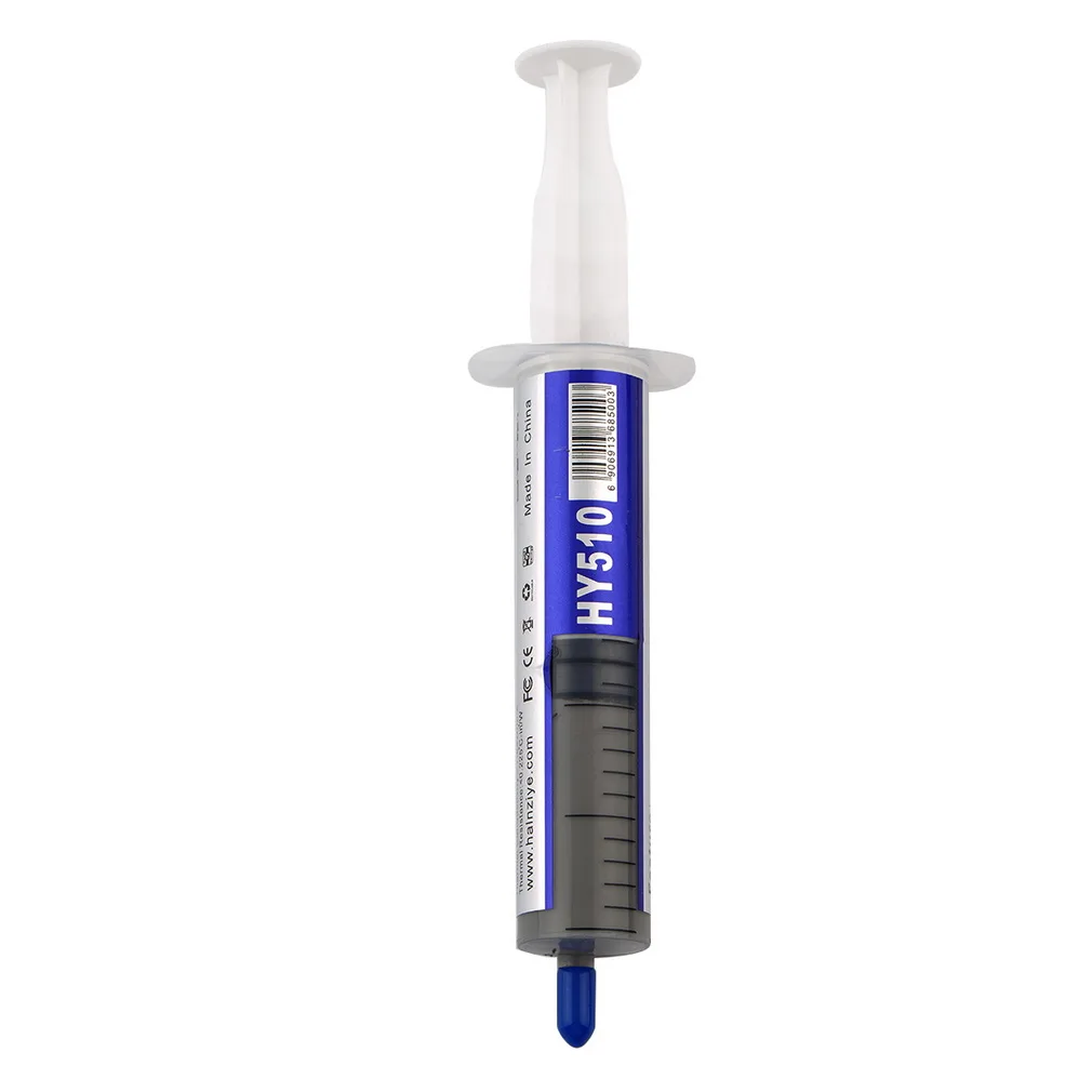 Thermal Compound Thermal Paste Large Needle HY510-TU20 Apply To CPU VGA LED Chipset & PC Components Conductive Plaster Sink
Thermal Compound Thermal Paste Large Needle HY510-TU20 Apply To CPU VGA LED Chipset & PC Components Conductive Plaster Sink