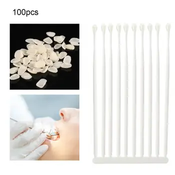 100pcs Dental Applicator Sticks Adhesive Tip for Tooth Crown Porcelain Veneer Disposable Dental Materials Brush Applicator
100pcs Dental Applicator Sticks Adhesive Tip for Tooth Crown Porcelain Veneer Disposable Dental Materials Brush Applicator