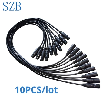 1 Meter length DMX Cable 3-pin dmx in and out signal Connection 3.5ft XLR for Stage Lighting Equipment 10pcs/lot/SZB-AC008
1 Meter length DMX Cable 3-pin dmx in and out signal Connection 3.5ft XLR for Stage Lighting Equipment 10pcs/lot/SZB-AC008