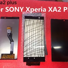Bloc écran tactile LCD de remplacement avec châssis, 6.0 pouces, pour SONY Xperia XA2 Plus XA2 +=