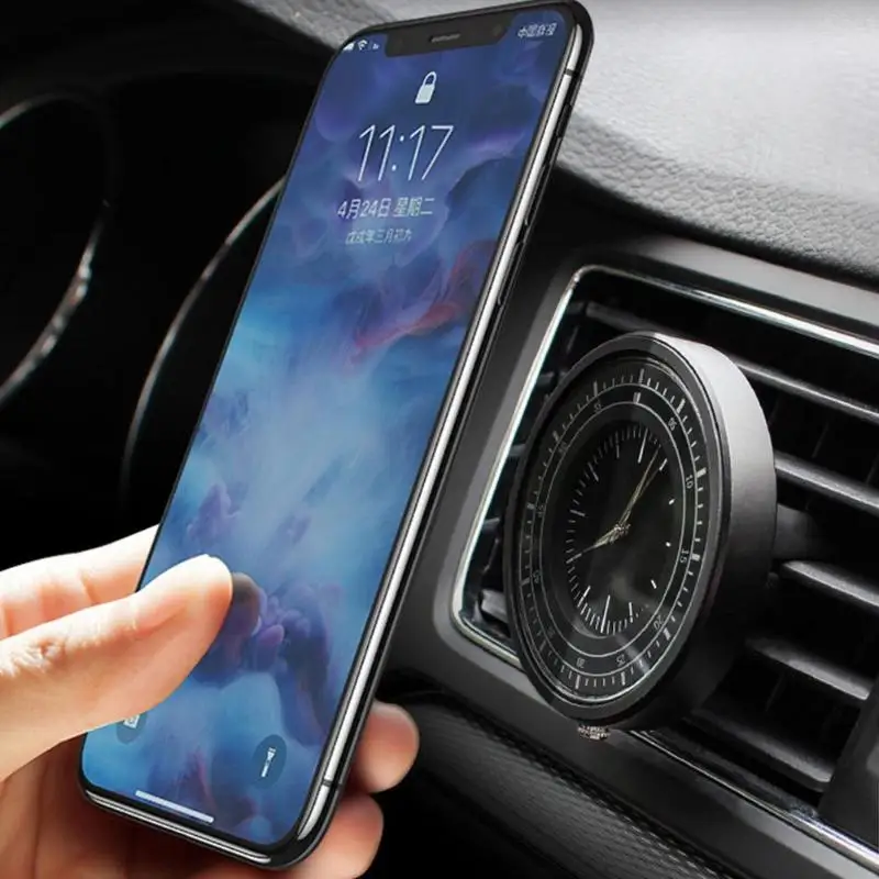 Magnetic Clock Car Phone Holder 360 Rotatable Mobile GPS Mount Stand Bracket built-in Battery Standby for More than 1 Year
Magnetic Clock Car Phone Holder 360 Rotatable Mobile GPS Mount Stand Bracket built-in Battery Standby for More than 1 Year