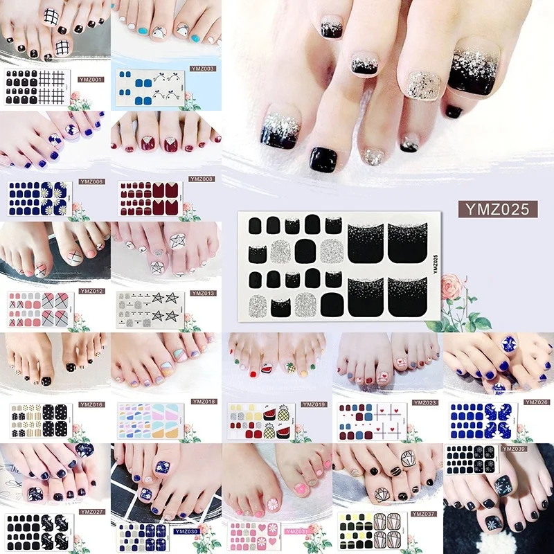 LADY KINDOM DIY 3D Toenail Stickers Petal Grids Pattern Toenail Strips Waterproof Nail Patch Environmental Toenail Foils Wraps
LADY KINDOM DIY 3D Toenail Stickers Petal Grids Pattern Toenail Strips Waterproof Nail Patch Environmental Toenail Foils Wraps