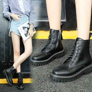 EshtonShero Platform Boots Cowboy Women Shoes Leather Ankle Boots For Women Boot Winter Punk Motorcycle Boots Med Heels Size 4-9 
EshtonShero Platform Boots Cowboy Women Shoes Leather Ankle Boots For Women Boot Winter Punk Motorcycle Boots Med Heels Size 4-9