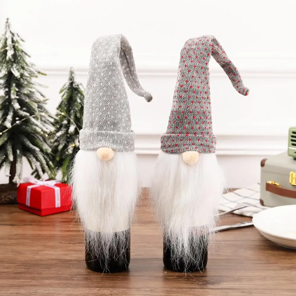 Nordic Santa Claus red wine set knitted beard champagne set hotel restaurant decoration props christmas decorations for home
Nordic Santa Claus red wine set knitted beard champagne set hotel restaurant decoration props christmas decorations for home