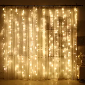 3x1/3x2/3x3m Curtain Light String Christmas Light Outdoor Indoor Garland For Garden Party Wedding Home Window Decor Fairy Lamp
3x1/3x2/3x3m Curtain Light String Christmas Light Outdoor Indoor Garland For Garden Party Wedding Home Window Decor Fairy Lamp