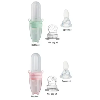 Baby Pacifier Fresh Food Feeder Safe Feeding Pacifier Mesh Bag Spoon Chewing Fruit and Vegetable Pacifier
Baby Pacifier Fresh Food Feeder Safe Feeding Pacifier Mesh Bag Spoon Chewing Fruit and Vegetable Pacifier