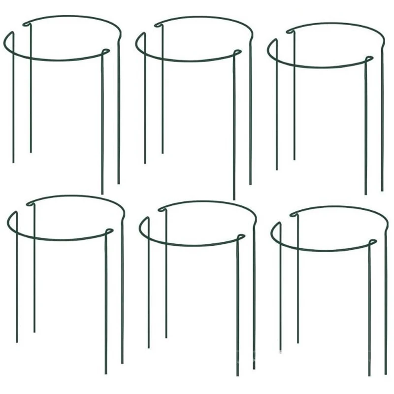 12Pcs Plant Support Pile Metal Garden Plant Pile Green Semicircle Plant Support Ring Flower Arrangement Fixing Rod 
12Pcs Plant Support Pile Metal Garden Plant Pile Green Semicircle Plant Support Ring Flower Arrangement Fixing Rod