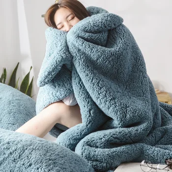 Home Textiles Quilt Cover 1pcs Pillow Case 2pcs Winter bedding set soft warm lamb cashmere duvet cover solid Cover
Home Textiles Quilt Cover 1pcs Pillow Case 2pcs Winter bedding set soft warm lamb cashmere duvet cover solid Cover