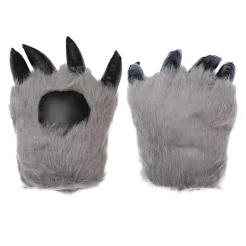 1 Pair Wolf Claw Gloves High Quality Sturdy Plush Gloves for Party Halloween 
1 Pair Wolf Claw Gloves High Quality Sturdy Plush Gloves for Party Halloween