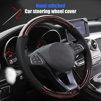 Car Steering Wheel Braid Cover Car Covers Microfiber Crystal Grid Steering Wheel Cover 38cm Auto Accessories Anti-slip
Car Steering Wheel Braid Cover Car Covers Microfiber Crystal Grid Steering Wheel Cover 38cm Auto Accessories Anti-slip