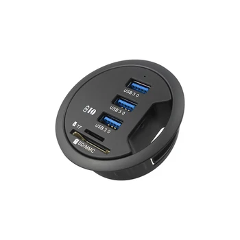 USB HUB USB3.0 Mount In Desk Multi USB 3.0 Ports With SD/TF Headphone/Mircophone Adapter Multi USB 3.0 Splitter For PC/Tablet
USB HUB USB3.0 Mount In Desk Multi USB 3.0 Ports With SD/TF Headphone/Mircophone Adapter Multi USB 3.0 Splitter For PC/Tablet