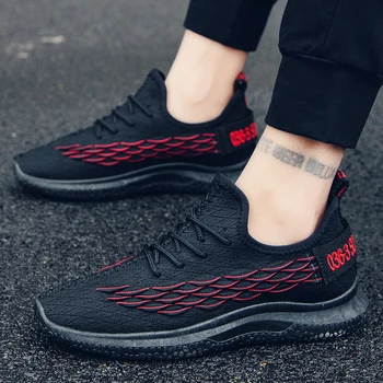 Luxury Brand Men Fly Knit Sneakers Black Fashion Casual Shoes Breathable Mesh Comfortable Light Flat Shoes Loafers Footwear
Luxury Brand Men Fly Knit Sneakers Black Fashion Casual Shoes Breathable Mesh Comfortable Light Flat Shoes Loafers Footwear