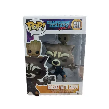 FUNKO POP Marvel Avengers Rocket Raccoon Groot Pop Funko Originais Box Action Figure Collection Model Kids Toys for Children3F48
FUNKO POP Marvel Avengers Rocket Raccoon Groot Pop Funko Originais Box Action Figure Collection Model Kids Toys for Children3F48
