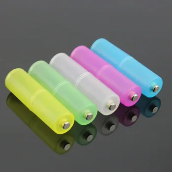 

4pcs/lot Springs New Convenient Concise For AAA to AA Size Cell Battery Adaptor Adapter Case Converter Switcher