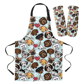 Cartoon Cute Dog Head Apron Oversleeve Oven Gloves Pads Cooking Baking Kitchen Aprons for Women Kids
Cartoon Cute Dog Head Apron Oversleeve Oven Gloves Pads Cooking Baking Kitchen Aprons for Women Kids