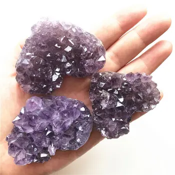 1 Piece Natural Amethyst Geode Cluster Quartz Crystal Hand Carved Heart Healing Natural Quartz Crystals 60-80g
1 Piece Natural Amethyst Geode Cluster Quartz Crystal Hand Carved Heart Healing Natural Quartz Crystals 60-80g