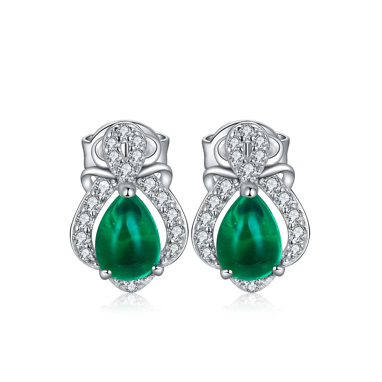 Zhanhao S925 Sterling Silver 1.0ct Lab Grown Zambia Emerald Earrings Hot-Selling Earrings Ladies Jewelry 2021 New Design
Zhanhao S925 Sterling Silver 1.0ct Lab Grown Zambia Emerald Earrings Hot-Selling Earrings Ladies Jewelry 2021 New Design