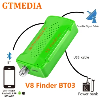 GTmedia V8 Finder BT03 Satellite Finder DVB-S2 Better than satlink ws-6933 ws6906 Support Android IOS
GTmedia V8 Finder BT03 Satellite Finder DVB-S2 Better than satlink ws-6933 ws6906 Support Android IOS