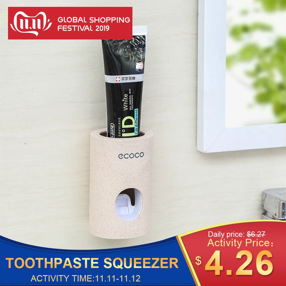 ECOCO Toothpaste Squeezer Wall-mounted Floating Toothpaste Squeezer Dispenser Nail-free Bathroom Accessories for Family Kids
ECOCO Toothpaste Squeezer Wall-mounted Floating Toothpaste Squeezer Dispenser Nail-free Bathroom Accessories for Family Kids