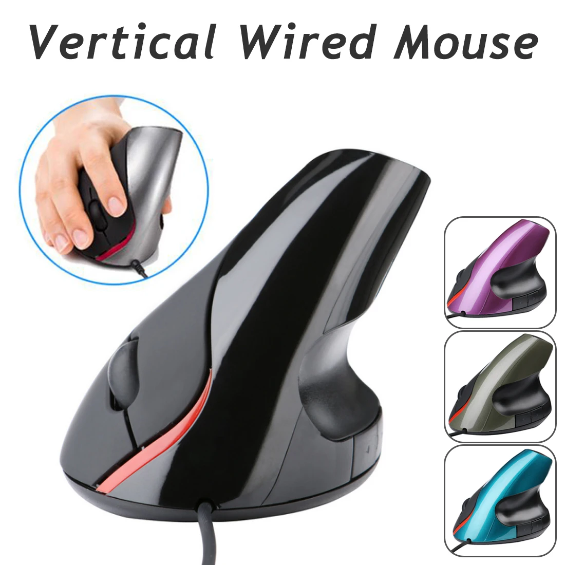 Etmakit New Ergonomic Design USB Vertical Optical Mouse Wrist Healing For Computer PC Laptop Desktop Prevention Mouse
Etmakit New Ergonomic Design USB Vertical Optical Mouse Wrist Healing For Computer PC Laptop Desktop Prevention Mouse