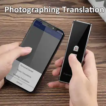 T8 Portable Mini Wireless Smart Translator 40 Languages Two-Way Multi-Language Real Time Instant Voice bluetooth Translator APP
T8 Portable Mini Wireless Smart Translator 40 Languages Two-Way Multi-Language Real Time Instant Voice bluetooth Translator APP
