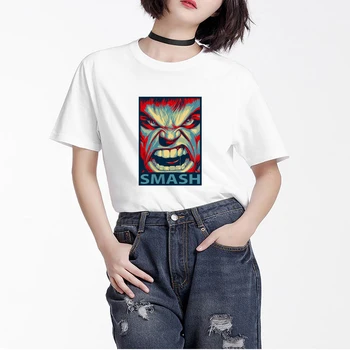 Lus Los 2019 The avengers hulk print T Shirt Super hero Series Tshirts Women T Shirt Women Short Sleeve
Lus Los 2019 The avengers hulk print T Shirt Super hero Series Tshirts Women T Shirt Women Short Sleeve
