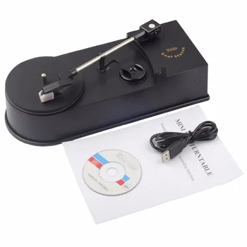 Mini Phonograph Turntable Record Portable Mini Vinyl Turntable Audio Player Vinyl Turntable to MP3/WAV Converte EC008B-
Mini Phonograph Turntable Record Portable Mini Vinyl Turntable Audio Player Vinyl Turntable to MP3/WAV Converte EC008B-
