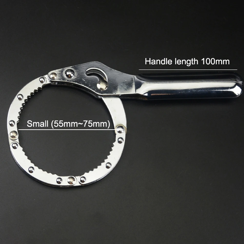 High Quality Carbon Steel Oil Filter Wrench Handcuffs Type Filter Tool Suit Tool Remove For 55-115mm DIY Disassemble Machine
High Quality Carbon Steel Oil Filter Wrench Handcuffs Type Filter Tool Suit Tool Remove For 55-115mm DIY Disassemble Machine