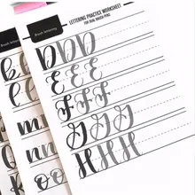 Artistic Font English Copybook Exercise Regular Italics Can Be Used Repeatedly Font Letter Practice Student Italic Copybook
Artistic Font English Copybook Exercise Regular Italics Can Be Used Repeatedly Font Letter Practice Student Italic Copybook