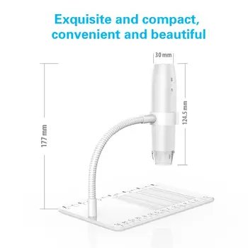 Wireless Digital Microscope with WiFi USB Flexible Arm Observation Stand for iPhone Android PC
Wireless Digital Microscope with WiFi USB Flexible Arm Observation Stand for iPhone Android PC