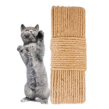 DIY Cat Scratching Rope Sisal Rope Cat Climbing Frame Replacement Rope Desk Legs Binding Rope Cat Sharpen Claw Rope 10M 30M 50M 
DIY Cat Scratching Rope Sisal Rope Cat Climbing Frame Replacement Rope Desk Legs Binding Rope Cat Sharpen Claw Rope 10M 30M 50M