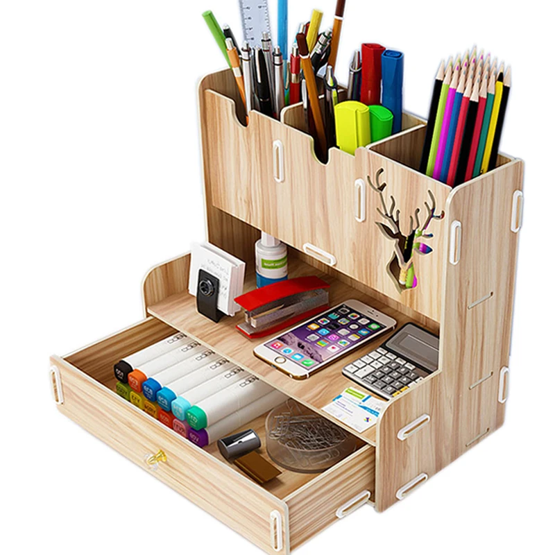 Ayane Creative Pen pencil holder Receiving Box Desktop Learning Penholder Office desk organizer storage rack supplies wood
Ayane Creative Pen pencil holder Receiving Box Desktop Learning Penholder Office desk organizer storage rack supplies wood