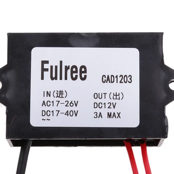 DC 12V/3A(MAX) AC/DC TO DC Buck Power Converter Voltage Step Dowm Power Supply Waterproof
DC 12V/3A(MAX) AC/DC TO DC Buck Power Converter Voltage Step Dowm Power Supply Waterproof