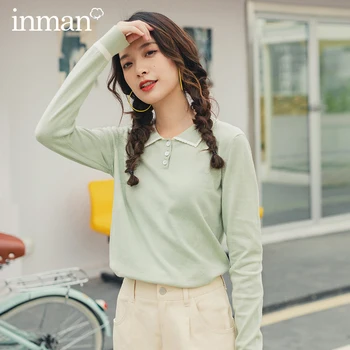 INMAN 2020 Spring New Arrival Literary Pure and Fresh Retro Grilish Preppy Style Contrast Color Loose Pollover Sweater
INMAN 2020 Spring New Arrival Literary Pure and Fresh Retro Grilish Preppy Style Contrast Color Loose Pollover Sweater