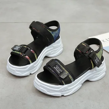 Women's Platform Hook Sandals Ladies Flat Daddy Shoes Buckle Strap Walking Fashion Female Casual Woman Sandal 2020 Summer Hot
Women's Platform Hook Sandals Ladies Flat Daddy Shoes Buckle Strap Walking Fashion Female Casual Woman Sandal 2020 Summer Hot