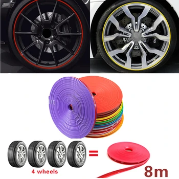 8M Car wheel protection wheel sticker decorative strip rim tire protection Car Wheel Rims Protectors 8M fits 4 wheels
8M Car wheel protection wheel sticker decorative strip rim tire protection Car Wheel Rims Protectors 8M fits 4 wheels