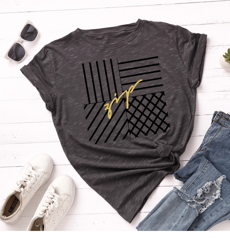 SINGRAIN Cotton Large Size T-Shirt Summer Fashion Print Print Top Multicolor Casual Short Sleeve O-neck Harajuku tshrits
SINGRAIN Cotton Large Size T-Shirt Summer Fashion Print Print Top Multicolor Casual Short Sleeve O-neck Harajuku tshrits