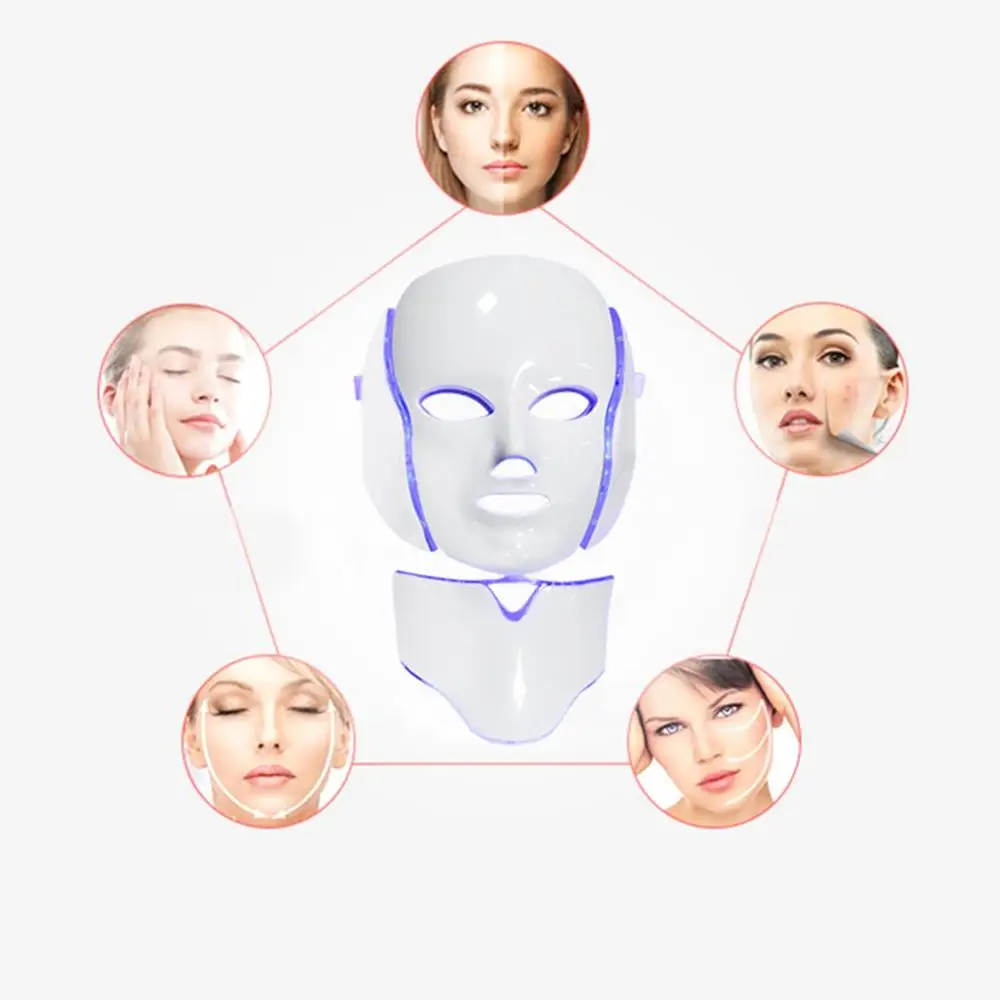 Colorful Beauty Mask Acne Neck LED Color Light Mask Beauty Instrument Whitening and Skin Rejuvenation LED Mask
Colorful Beauty Mask Acne Neck LED Color Light Mask Beauty Instrument Whitening and Skin Rejuvenation LED Mask