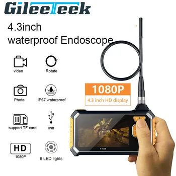 Im113 Handheld Endoscope 8mm Lens 6LED Waterproof Endoscope Camera Inspection Camera with 4.3inch Monitor with 5m Hard Cable
Im113 Handheld Endoscope 8mm Lens 6LED Waterproof Endoscope Camera Inspection Camera with 4.3inch Monitor with 5m Hard Cable